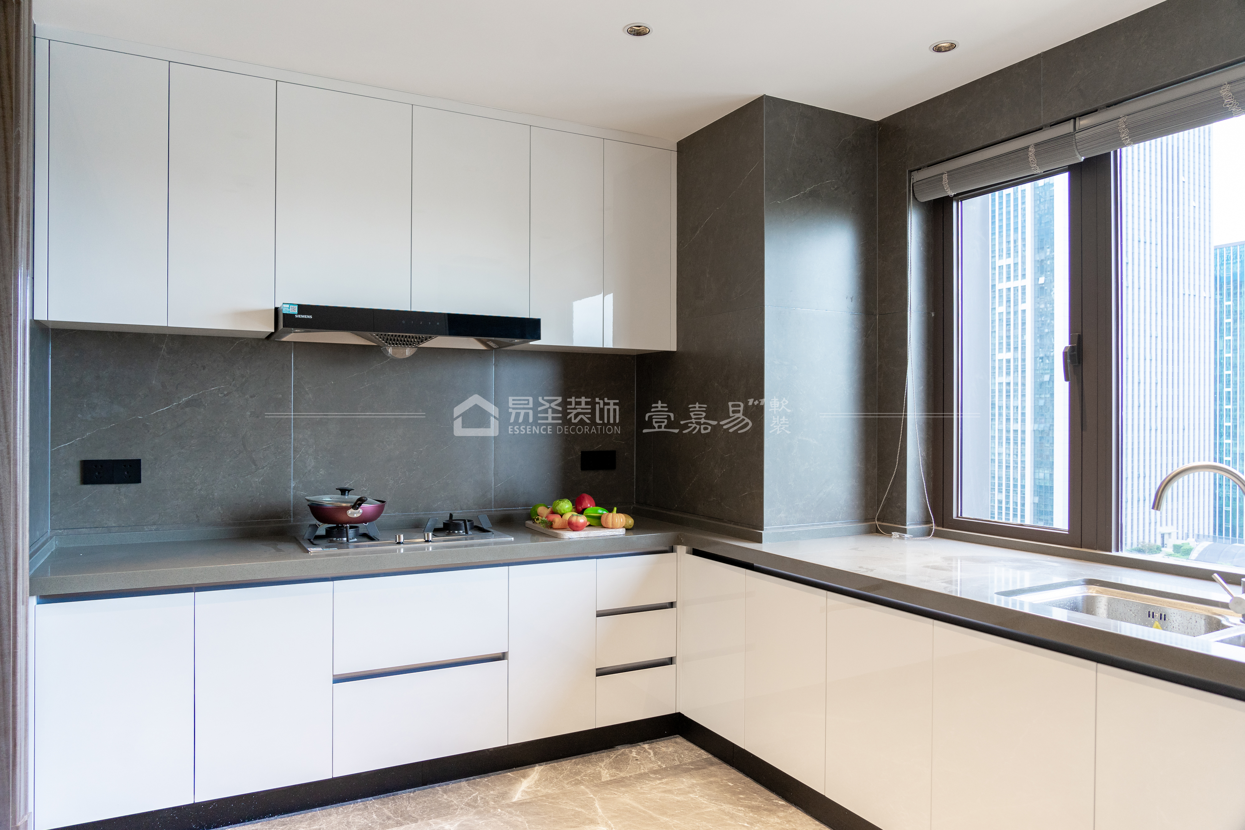 京港国际 · 全案精装住宅样板间设计-厨房